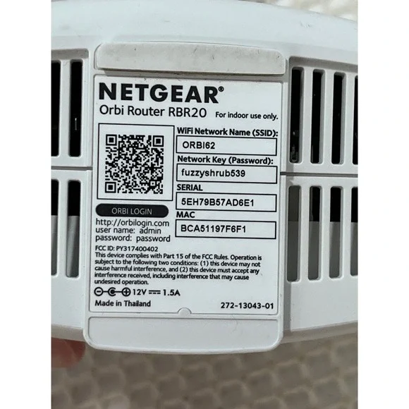 Netgear Orbi Router RBR20 WiFi System Home Network Wireless Router - Picture 5 of 5